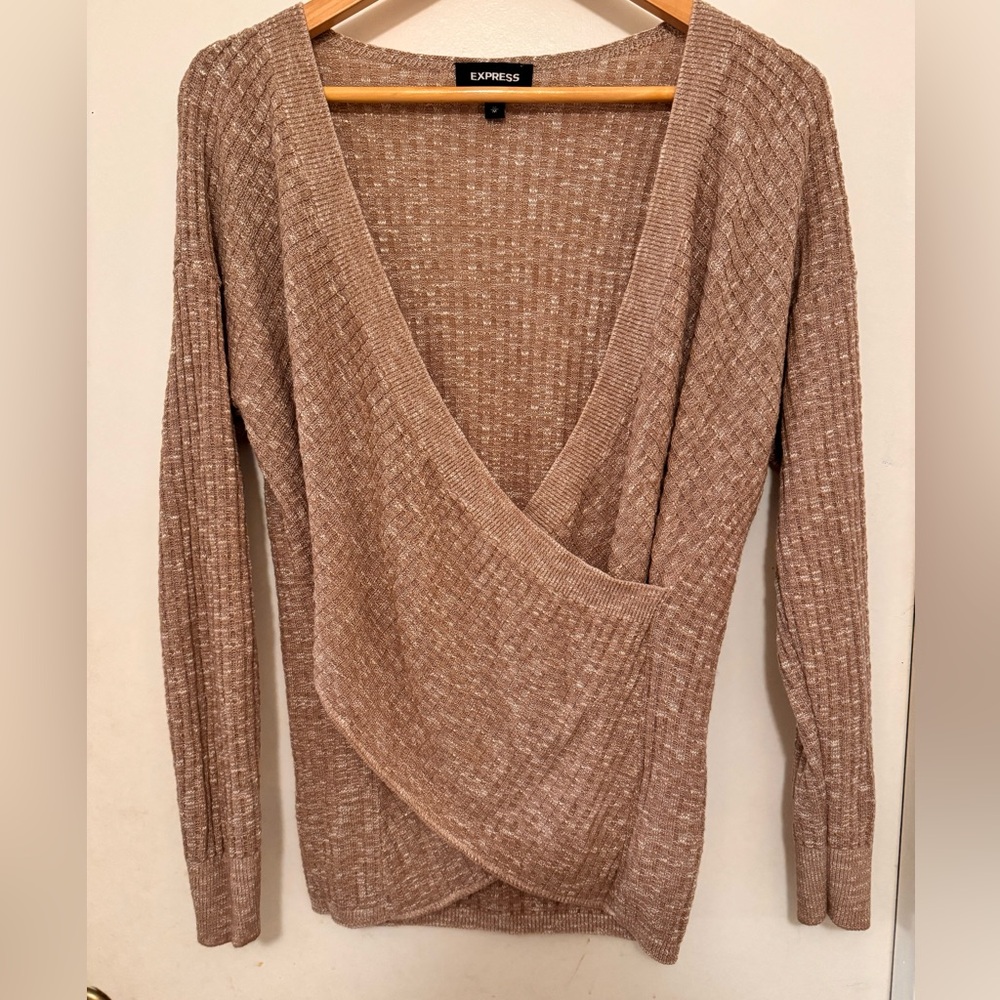 Express Women's Tan Sweater